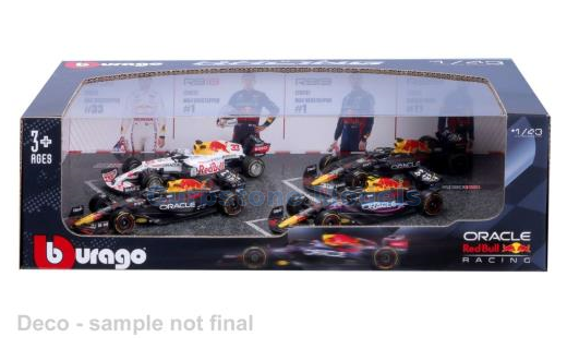 1:43 | Bburago 18-38092 | Red Bull Racing RB19 RBPT #1 #11 - M.Verstappen - S.Pérez