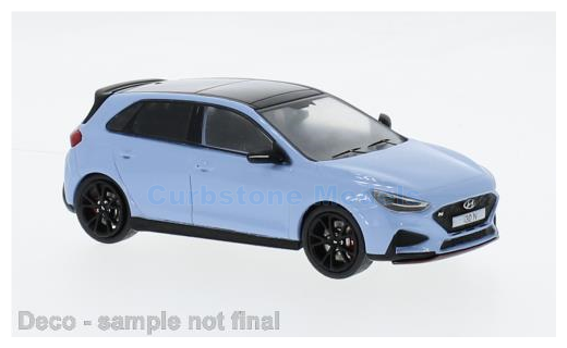 Modelauto 1:43 | IXO-Models MOC335.22 | Hyundai i30 N Bright Blue 2022