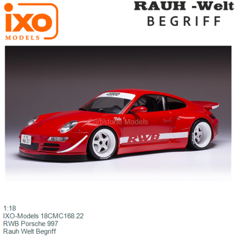1:18 | IXO-Models 18CMC168.22 | RWB Porsche 997 | Rauh Welt Begriff