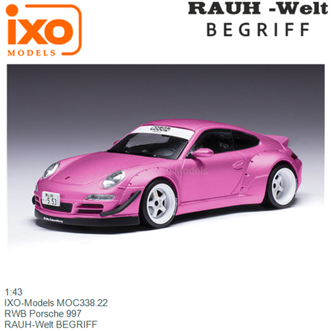 1:43 | IXO-Models MOC338.22 | RWB Porsche 997 | RAUH-Welt BEGRIFF