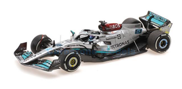 Modelauto 1:43 | Minichamps 417221063 | Mercedes AMG Petronas Formula one Team F1 W13 E Performance 2022