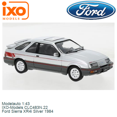 Modelauto 1:43 | IXO-Models CLC483N.22 | Ford Sierra XR4i Silver 1984