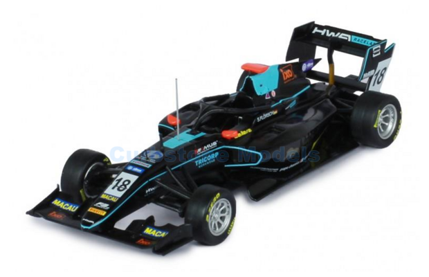 Modelauto 1:43 | IXO-Models GTM146LQ | Dallara F3 | HWA Racelab 2019 #18 - S.Flörsch