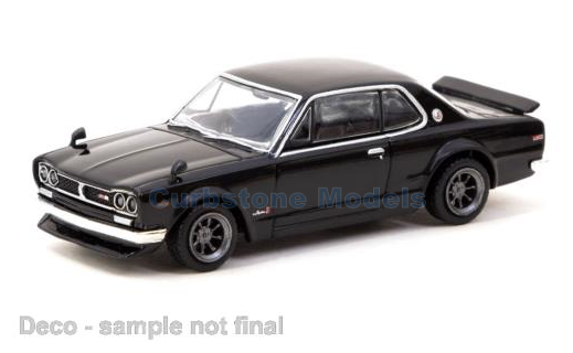 Modelauto 1:43 | Tarmac Works G-043-BK | Nissan Skyline 2000 GT-R (KPGC10) Black