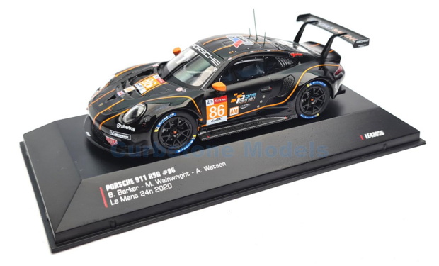 Modelauto 1:43 | IXO-Models LE43056 | Porsche 911 GT3 RSR (991) | Project 1 2020 #86 - B.Barker - M.Wainwright - A.Watson