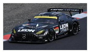 Modelauto 1:43 | Spark SGT181 | Mercedes AMG GT GT300 | R&D Leon Racing 2024 #65 - N.Gamou - T.Shinohara 