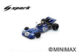 Modelauto 1:43 | Spark S7216 | Tyrrell Ford 001 1971 #10 - P.Revson
