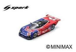 Modelauto 1:43 | Spark S6812 | Spice SE88C 1990 #102 - J.Grand - M.Maisonneuve - X.Lapeyre