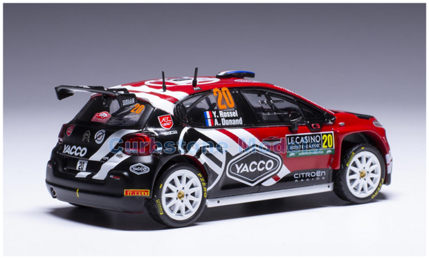 Modelauto 1:43 | IXO-Models RAM916.22 | Citroen C3 Rally2 WRC 2024 #20 - Y.Rossel - A.Dunand 