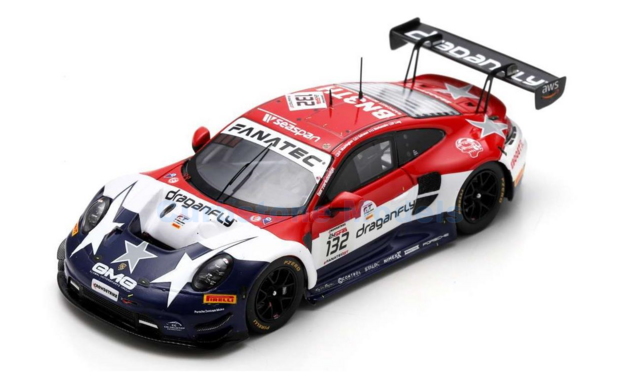 1:43 | Spark SB744 | Porsche 911 GT3 R (992) | GMG Racing by Car Collection Motorsport 2023 #132 - J.Bleekemolen - P.Long - J.S