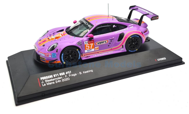 Modelauto 1:43 | IXO-Models LE43055 | Porsche 911 GT3 RSR (991) WYNNS 2020 #57 - J.Bleekemolen - F.Fraga - B.Keating