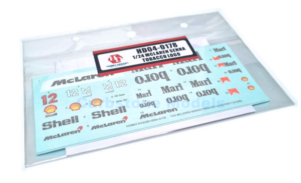 1:24 | Hobby Design HD04-0178 | Decal Set Set McLaren Tabacco Set Marlboro #12 - A.Senna
