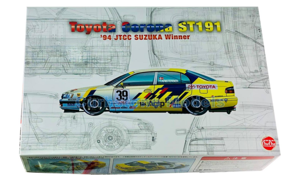 Bouwpakket 1:24 | NuNu Model Kit PN24020 | Toyota Corona ST191 1994 #39 - T.Kristensen