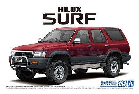 Bouwpakket 1:24 | Aoshima AO05698 | Toyota VZN130G Hilux Surf SSR-X