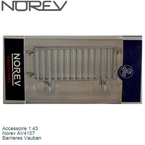 Accessoire 1:43 | Norev AV4107 | Barrieres Vauban