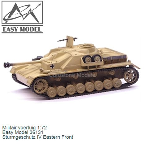 Militair voertuig 1:72 | Easy Model 36131 | Sturmgeschutz IV Eastern Front