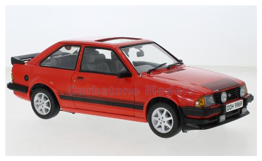 Modelauto 1:18 | Sunstar 4996R | Ford Escort RS 1600i Mk.III Rood 1983