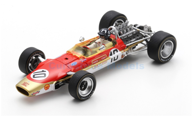 Modelauto 1:43 | Spark S4829 | Lotus Engineering 49 1968 #10 - G.Hill