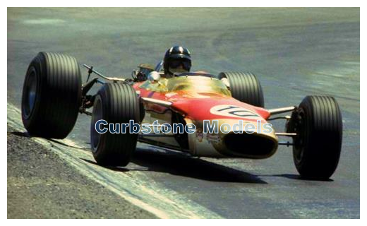 Modelauto 1:43 | Spark S4829 | Lotus Engineering 49 1968 #10 - G.Hill