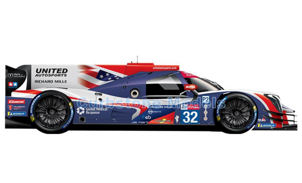 Modelauto 1:43 | Spark S7917 | Ligier JS P217 Gibson LMP2 | United Autosports 2019 #32 - A.Brundle - W.Owen - R.Cullen