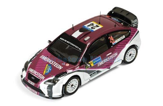 Modelauto 1:43 | IXO-Models RAM340 | Ford Focus RS WRC 2008 #24 - P.Van Merksteijn