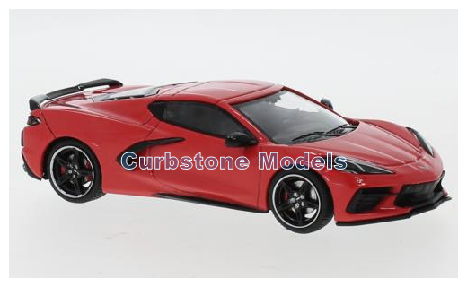 Modelauto 1:43 | IXO-Models MOC303 | Chevrolet Corvette C8 Red 2020
