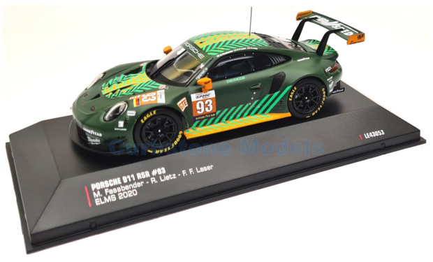 Modelauto 1:43 | IXO-Models LE43053 | Porsche 911 GT3 RSR | Proton Racing 2020 #93 - R.Lietz - F.Laser - M.Fassbender