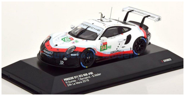 Modelauto 1:43 | IXO-Models LE43023 | Porsche 911 991 RSR 2018 #91 - -.Müller - L.Dumas - A.bernard