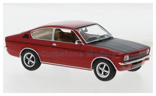 Modelauto 1:43 | IXO-Models CLC490N.22 | Opel Kaddett C Coupe SR Red and Black 1976