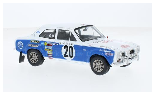 Modelauto 1:24 | IXO-Models 24RAL033A.22 | Ford Escort RS 1600 MK.I 1973 #20 - H.Mikkola - J.Porter