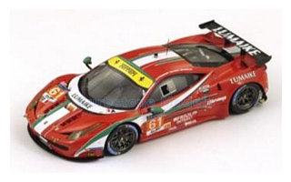 Modelauto 1:43 | Looksmart LSLM06 | Ferrari 458 Italia LM GTE-Am | AF Corse 2014 #61 - L.Pérez Companc - M.Cioci - M.Ventu