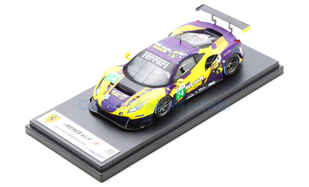 Modelauto 1:43 | Looksmart LSLM141 | Ferrari 488 GTE EVO LMGTE-PRO | Riley Motorsport 2022 #74 - S.van Gisbergen - F.Fraga - S.