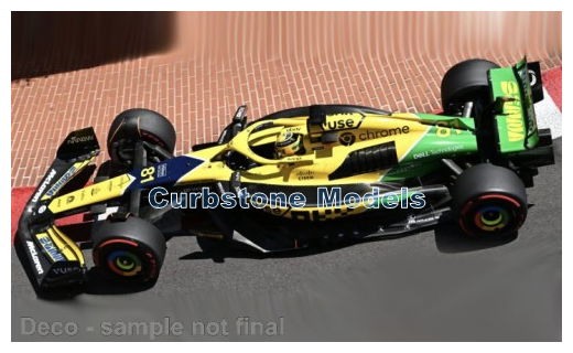 Modelauto 1:43 | Bburago 18-38214PM | McLaren f1 Taem MCL38 2024 #81 - O.Piastri