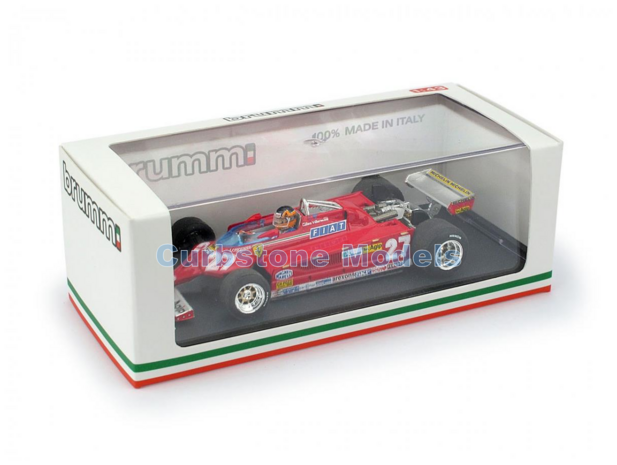 Modelauto 1:43 | Brumm R367-CH | Ferrari 126 CK Turbo 1981 #27 - G.Villeneuve