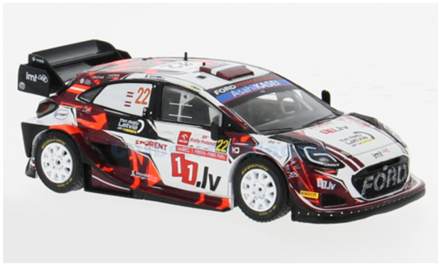 Modelauto 1:43 | IXO-Models RAM944.22 | M-Sport Ford World Rally Team Puma Rally1 Hybrid 2024 #22 - M.Sesks - R.Francis
