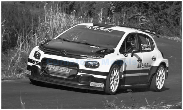 Modelauto 1:43 | IXO-Models RAM970.22 | Citroën C3 Rally2 2024 #21 - N.Gryazin - K.Aleksandrov