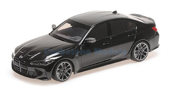 Modelauto 1:18 | Minichamps 155020202 | BMW M3 Limousine Zwart 2020