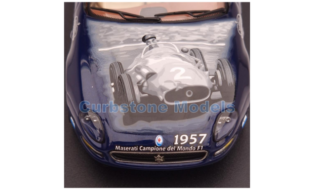 Modelauto 1:43 | IXO-Models MOC051 | Maserati Cambiocorsa Coupe Blue 2002