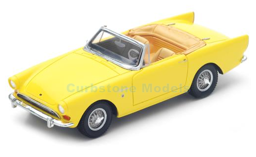 Modelauto 1:43 | Spark S4945 | Sunbeam Alpine Convertible Yellow 1964
