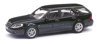 Modelauto 1:43 | Motorart S2E601021-99 | Saab 95 Wagon Metallic Black 2006