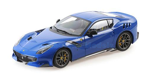 Modelauto 1:18 | BBR Models BBR182107 | Ferrari F12 TDF Metallic Blue 2015