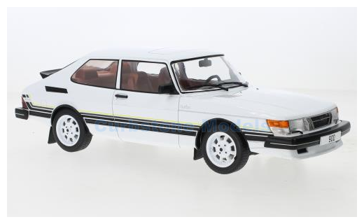Modelauto 1:18 | Model Car Group 18339 | Saab 900 Turbo White 1981