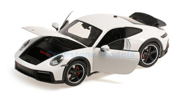 Modelauto 1:18 | Minichamps 110062070 | Porsche 911 Dakar White 2022