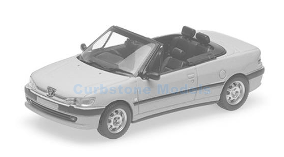 Modelauto 1:87 | Minichamps 870112034 | Peugeot 306 Cabrio Metallic Red 1998