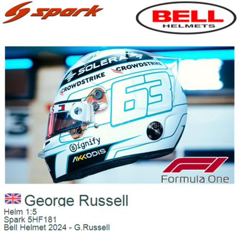 Helm 1:5 | Spark 5HF181 | Bell Helmet 2024 - G.Russell