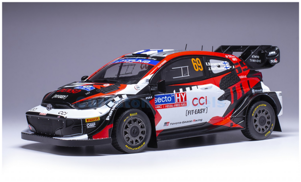 Modelauto 1:18 | IXO-Models 18RMC218.22 | Toyota Gazoo Racing GR Yaris Rally1 Hybrid 2024 #69 - H.Rovanperä - J.Halttunen