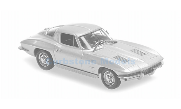 Modelauto 1:43 | Minichamps 940142821 | Chevrolet Corvette C2 Coupé Turquoise Metallic 1963