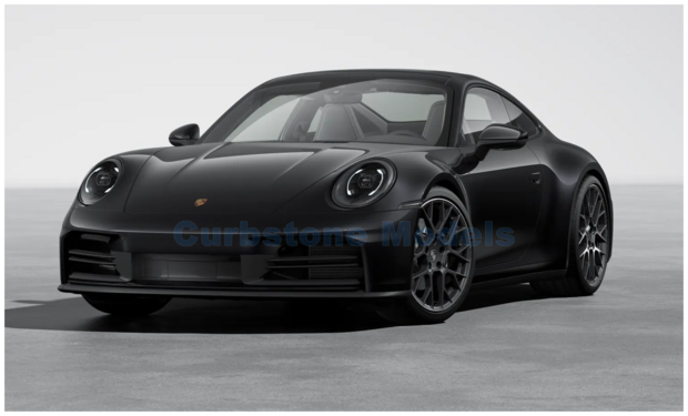 Modelauto 1:18 | Minichamps 155064022 | Porsche 911 Carrera Coupé (992.2) Metallic Black 2024