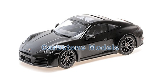 Modelauto 1:18 | Minichamps 155064022 | Porsche 911 Carrera Coupé (992.2) Metallic Black 2024