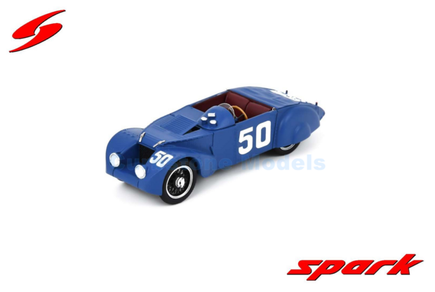 Modelauto 1:43 | Spark S8102 | Chenard & Walcker Z1 Spéciale | Chenard-Walcker SA 1925 #50 - M.de Zúñiga  - R.Glaszm